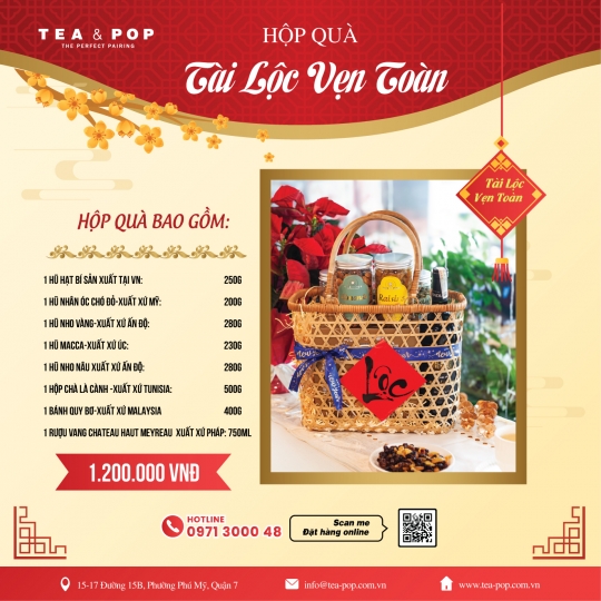 Giỏ quà Tài Lộc Vẹn Toàn