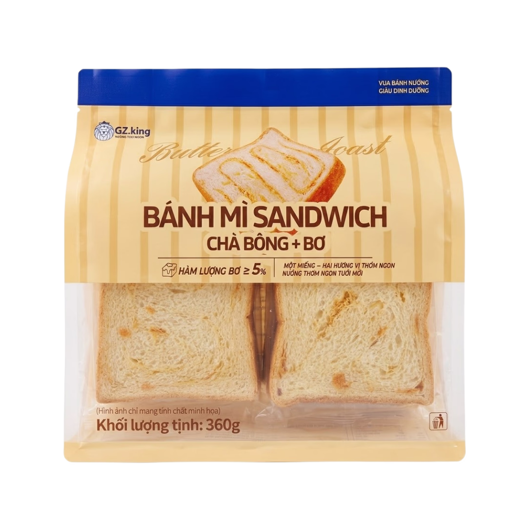 Bánh sandwich bơ chà bông GZ.King