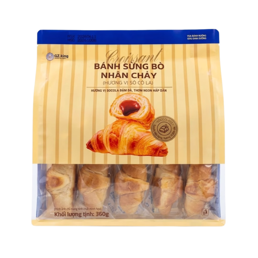Bánh sừng bò nhân socola chảy GZ.King
