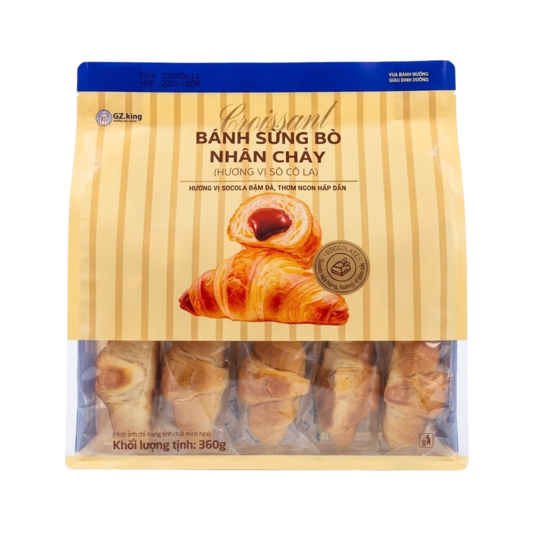 Bánh sừng bò nhân socola chảy GZ.King