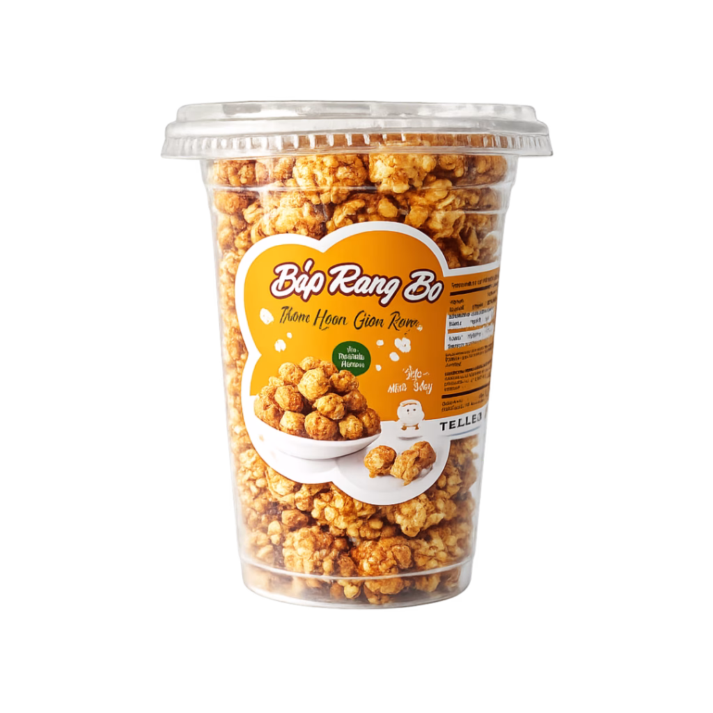 Ly Bắp Rang Bơ Vị Caramel 80g | Tea & Pop