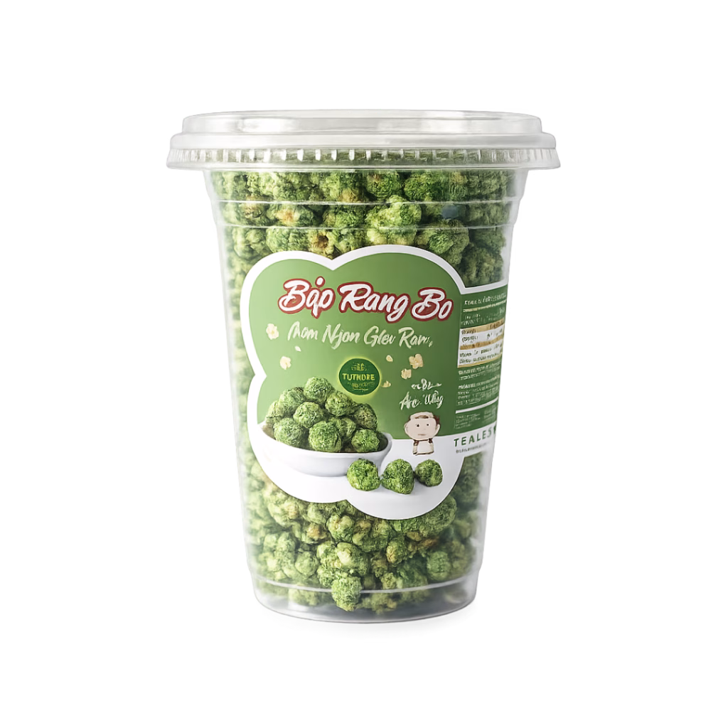 Ly Bắp Rang Bơ Vị Matcha 80g | Tea & Pop