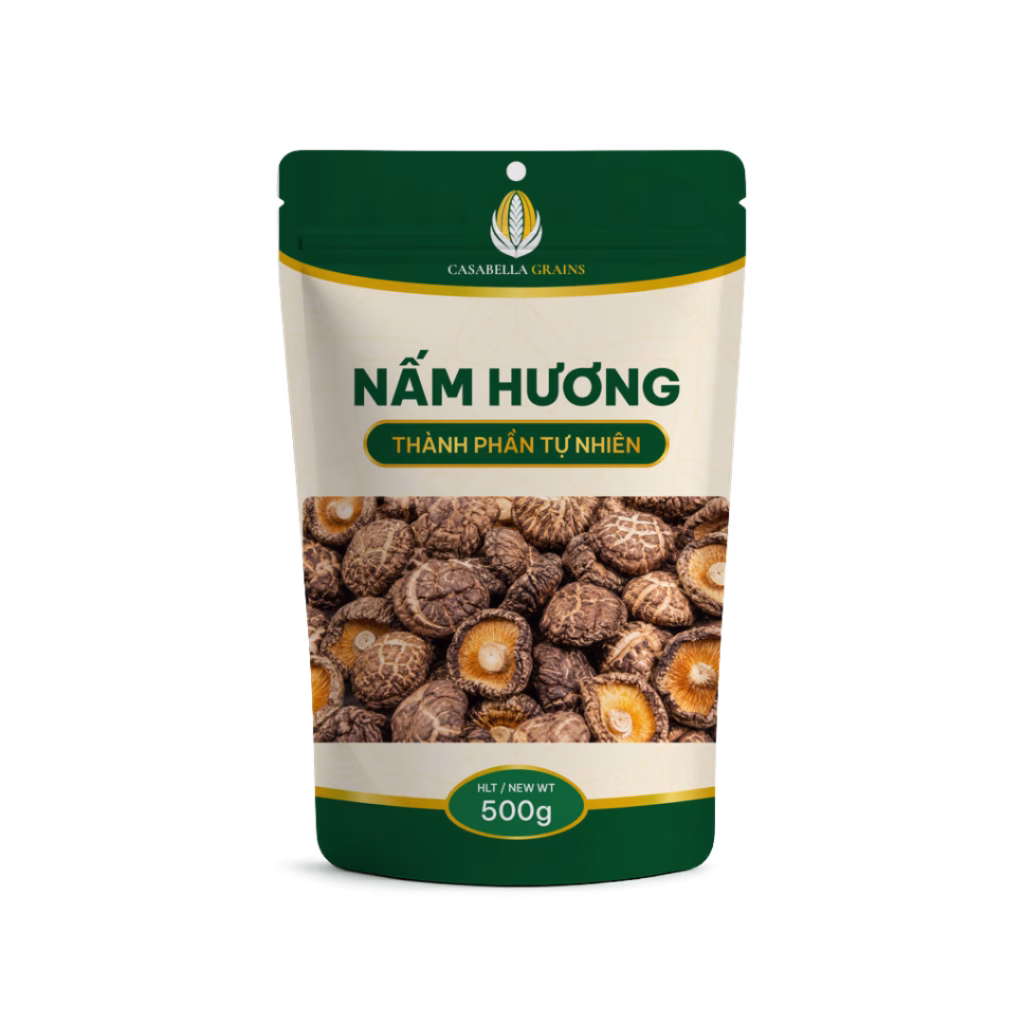 Nấm hương sấy khô 500g Casabella Grains
