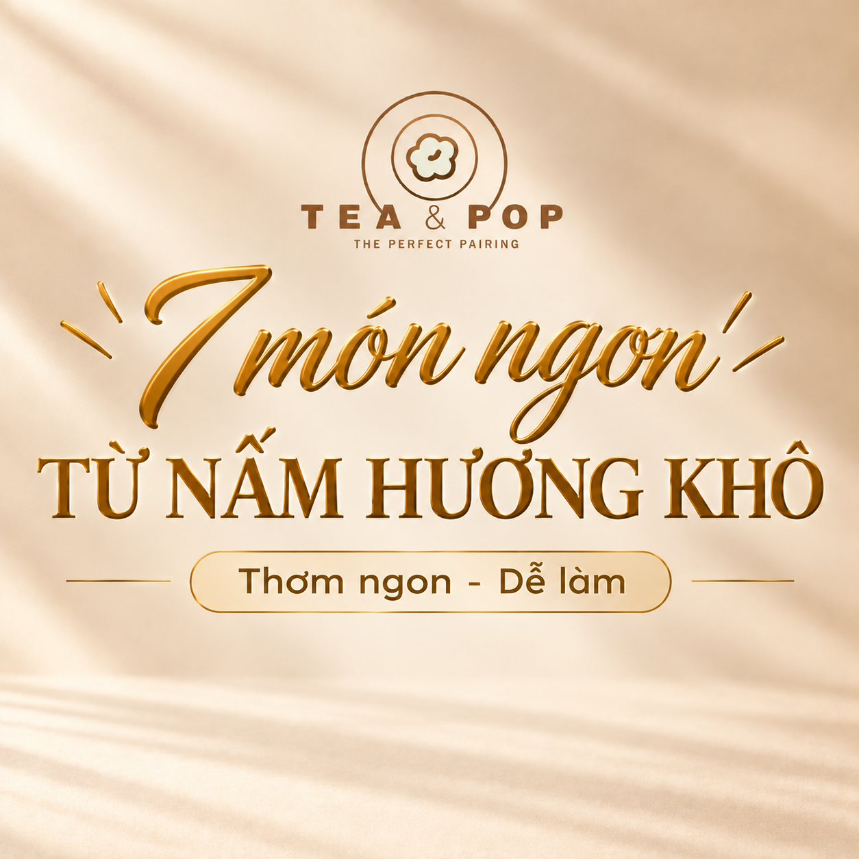 7 Món Ngon Từ Nấm Hương Khô