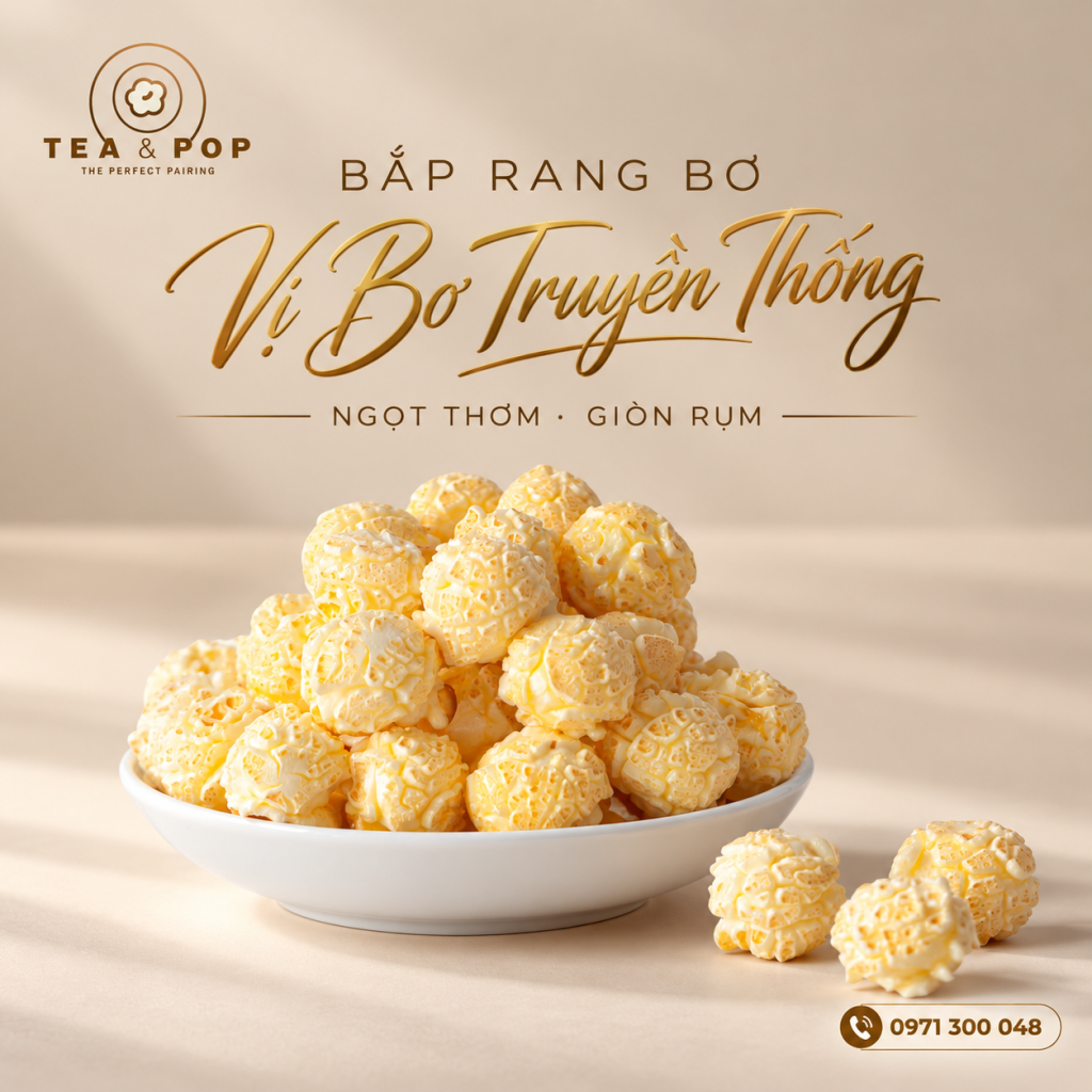 Bắp Rang Bơ Truyền Thống Thanh Lịch