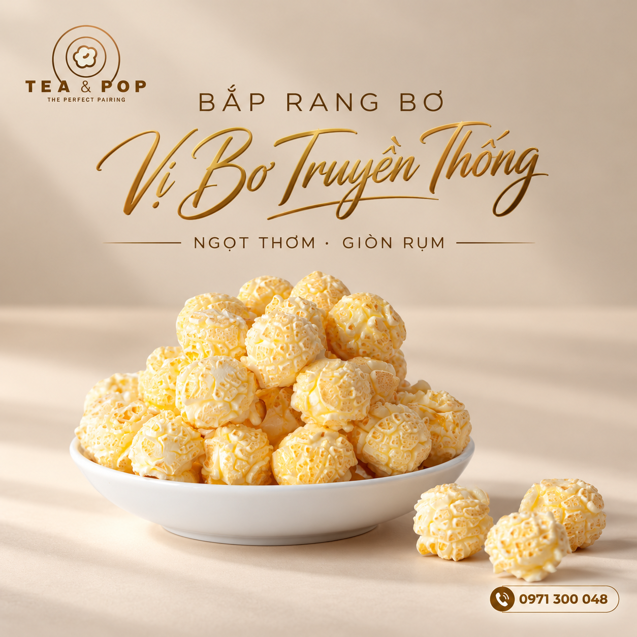 Bắp Rang Bơ Truyền Thống Thanh Lịch