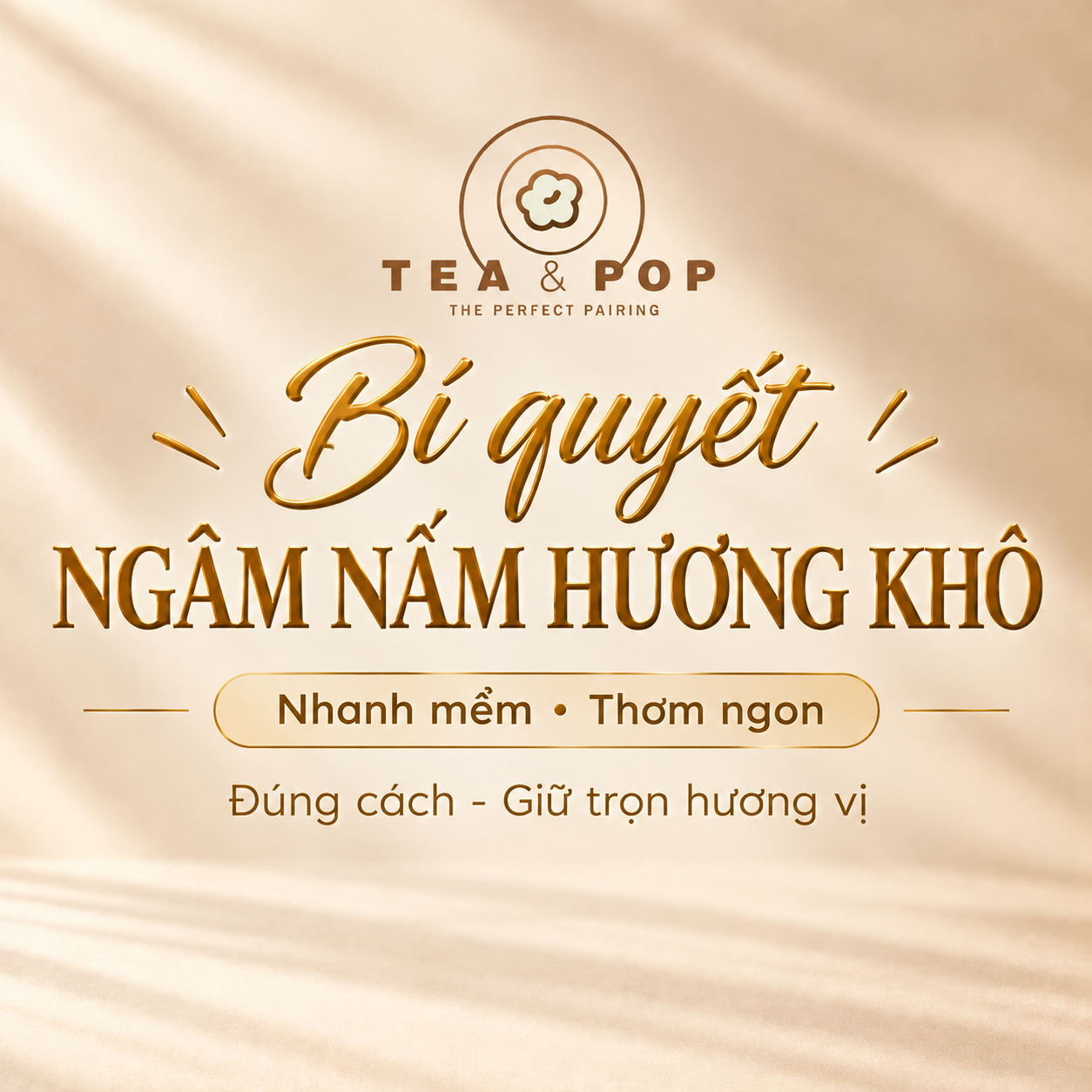 Cách ngâm nấm hương khô nhanh mềm