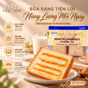 Bữa Sáng Tiện Lợi Cùng Sandwich Chà Bông