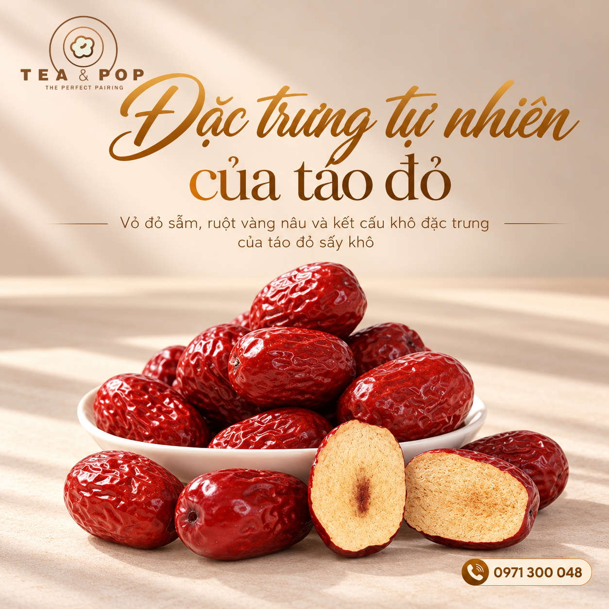 Đặc trưng tự nhiên của táo đỏ