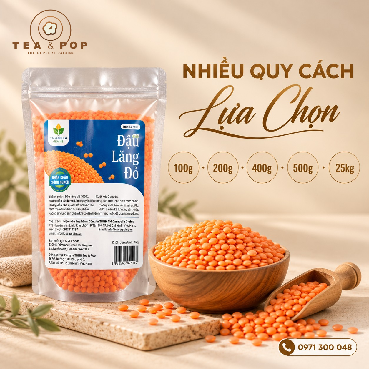 Đậu Lăng Đỏ – Nhiều Quy Cách
