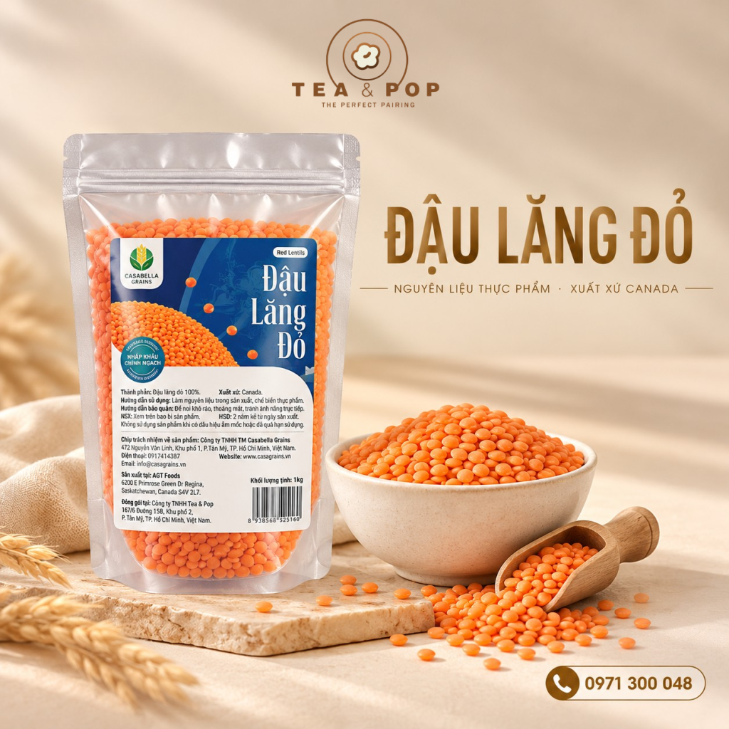 Đậu Lăng Đỏ – Tinh Túy Canada