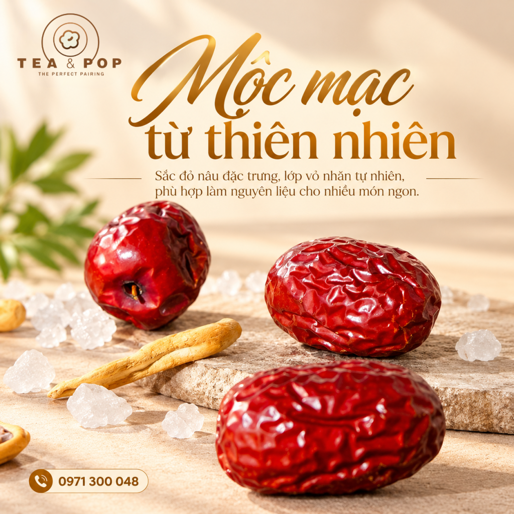 Mộc mạc từ thiên nhiên_ Táo đỏ khô