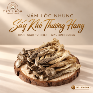 Nấm Lộc Nhung Sấy Khô Thượng Hạng