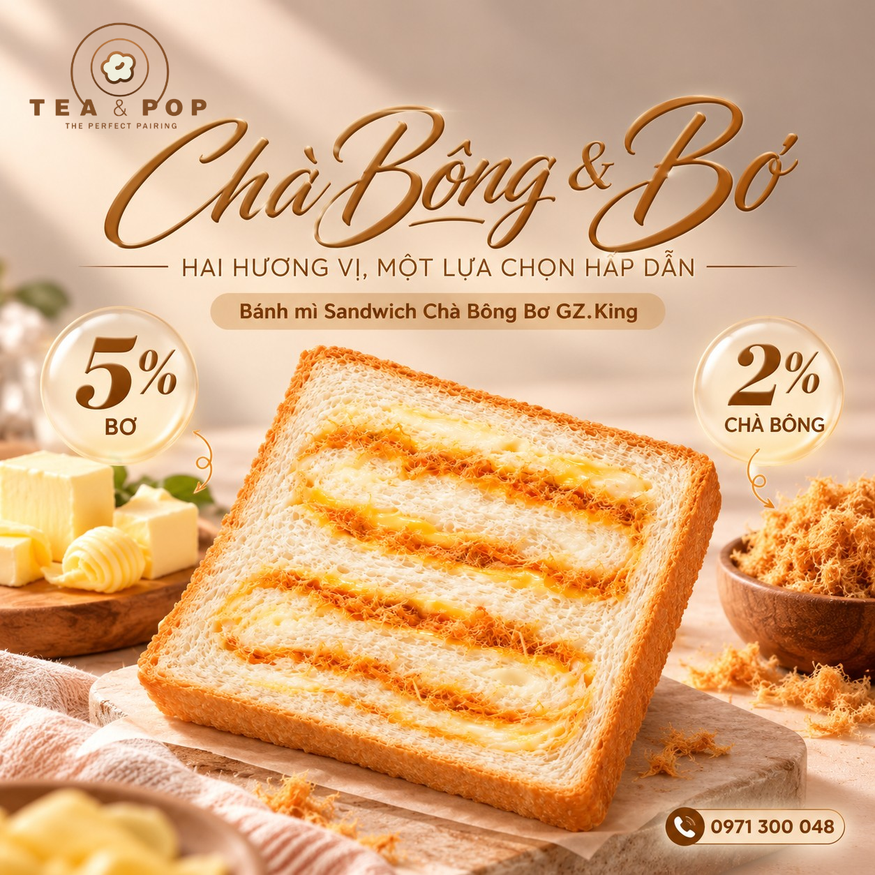 Quảng Cáo Bánh Mì Chà Bông Bơ