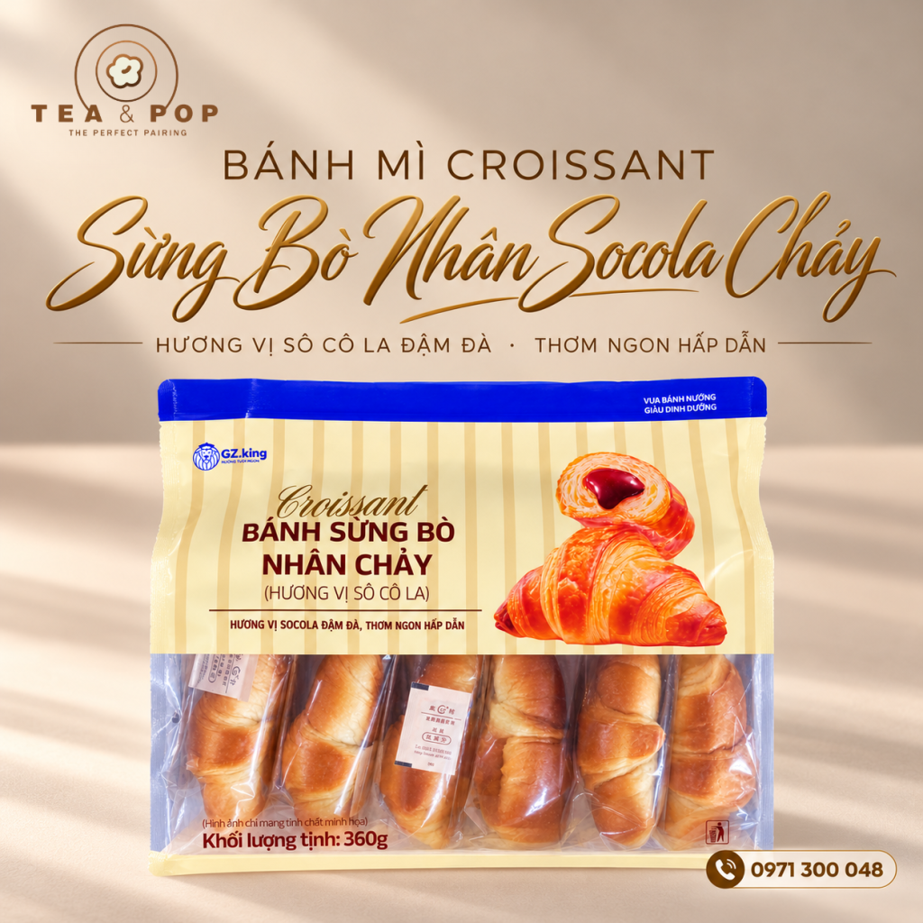 Quảng Cáo Bánh Sừng Bò Socola