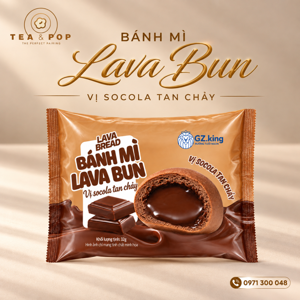 Quảng cáo Bánh Mì Lava Bun Socola