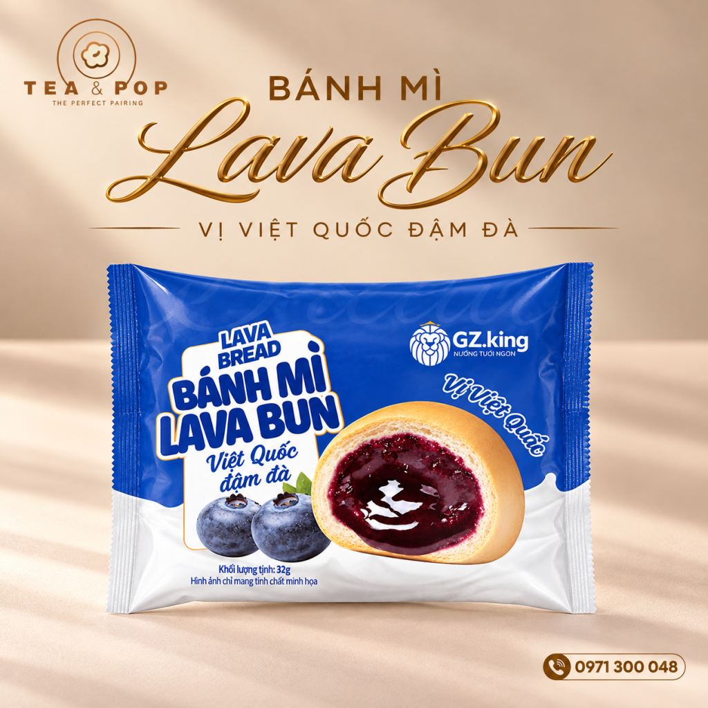 Quảng cáo Bánh Mì Lava Bun việt quốc