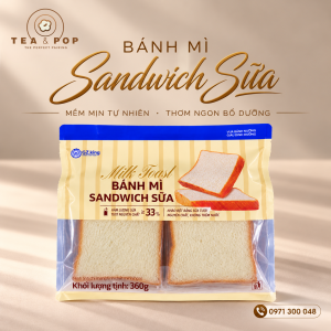 Quảng cáo bánh mì sandwich sữa cao cấp