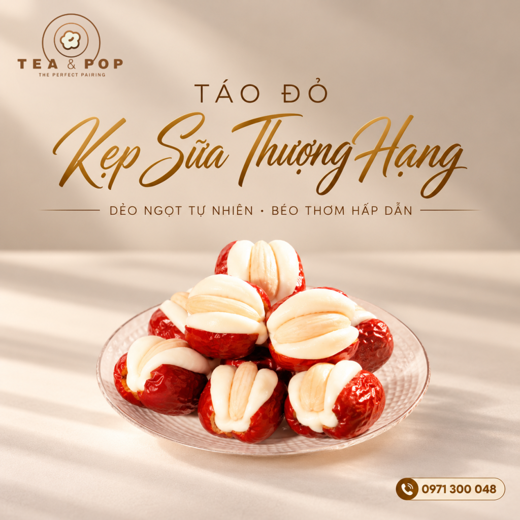 Táo Đỏ Kẹp Sữa Thượng Hạng