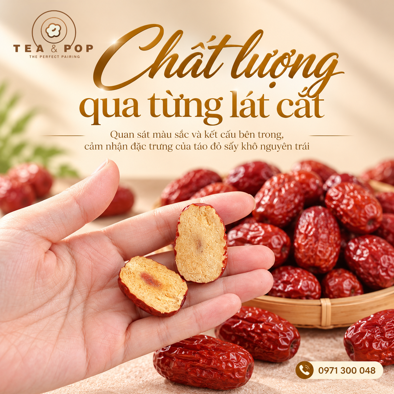 Táo Đỏ Sấy Khô Thượng Hạng