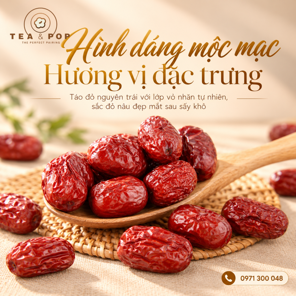 Táo đỏ sấy khô – Hương vị đặc trưng